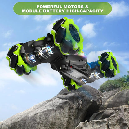 Hand Controlled RC Stunt Car for Kids