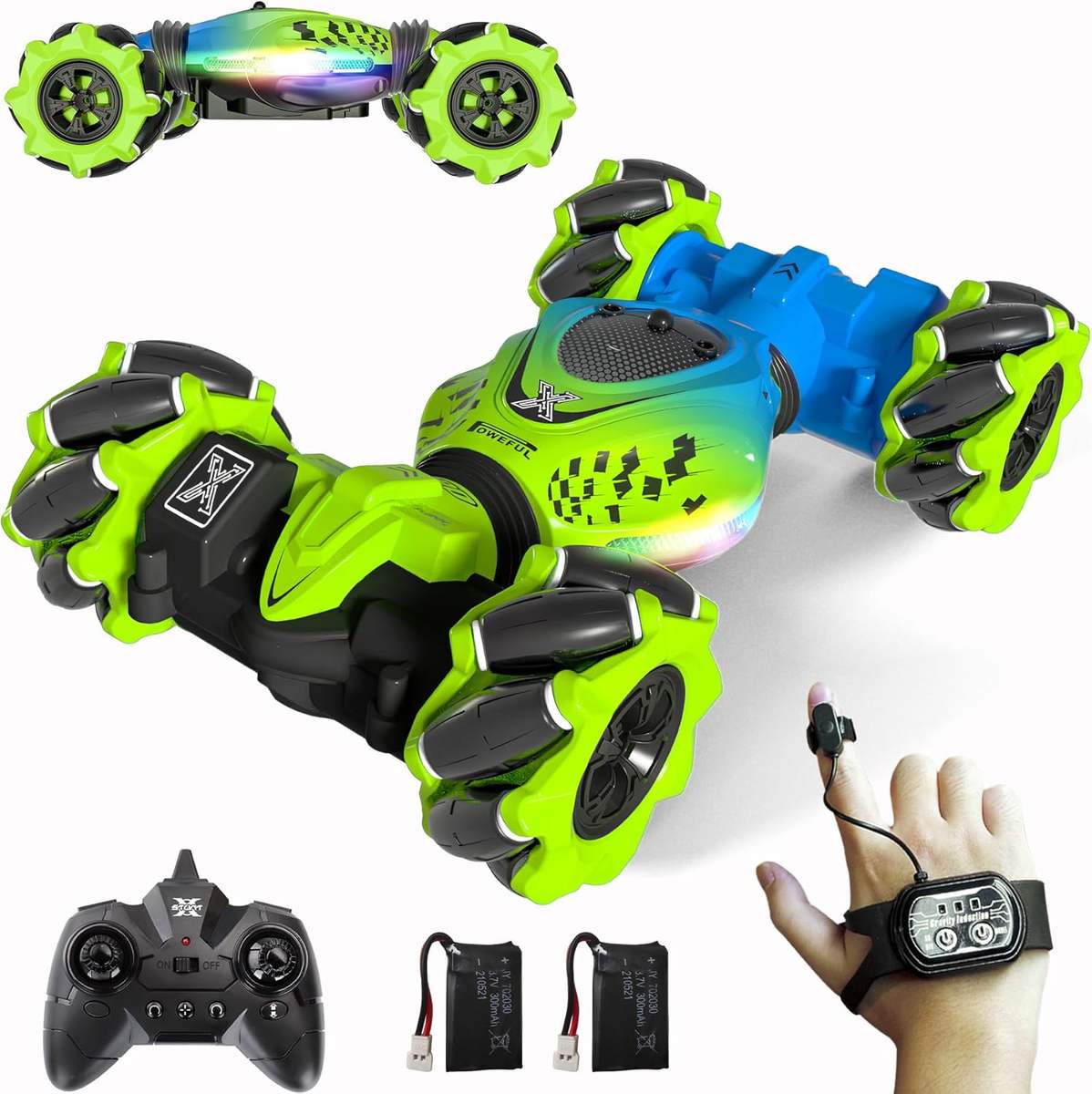 Hand Controlled RC Stunt Car for Kids