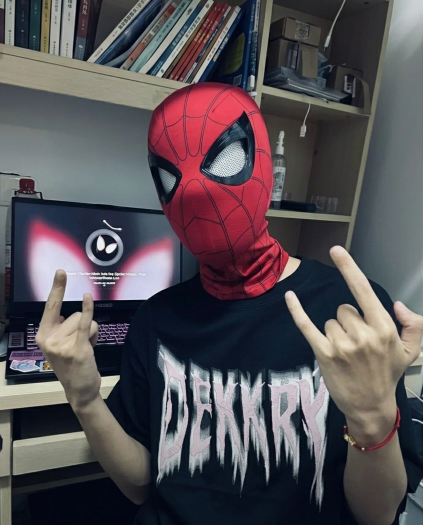 Remote Control Spider-Man Mask With LED Blinking Eyes
