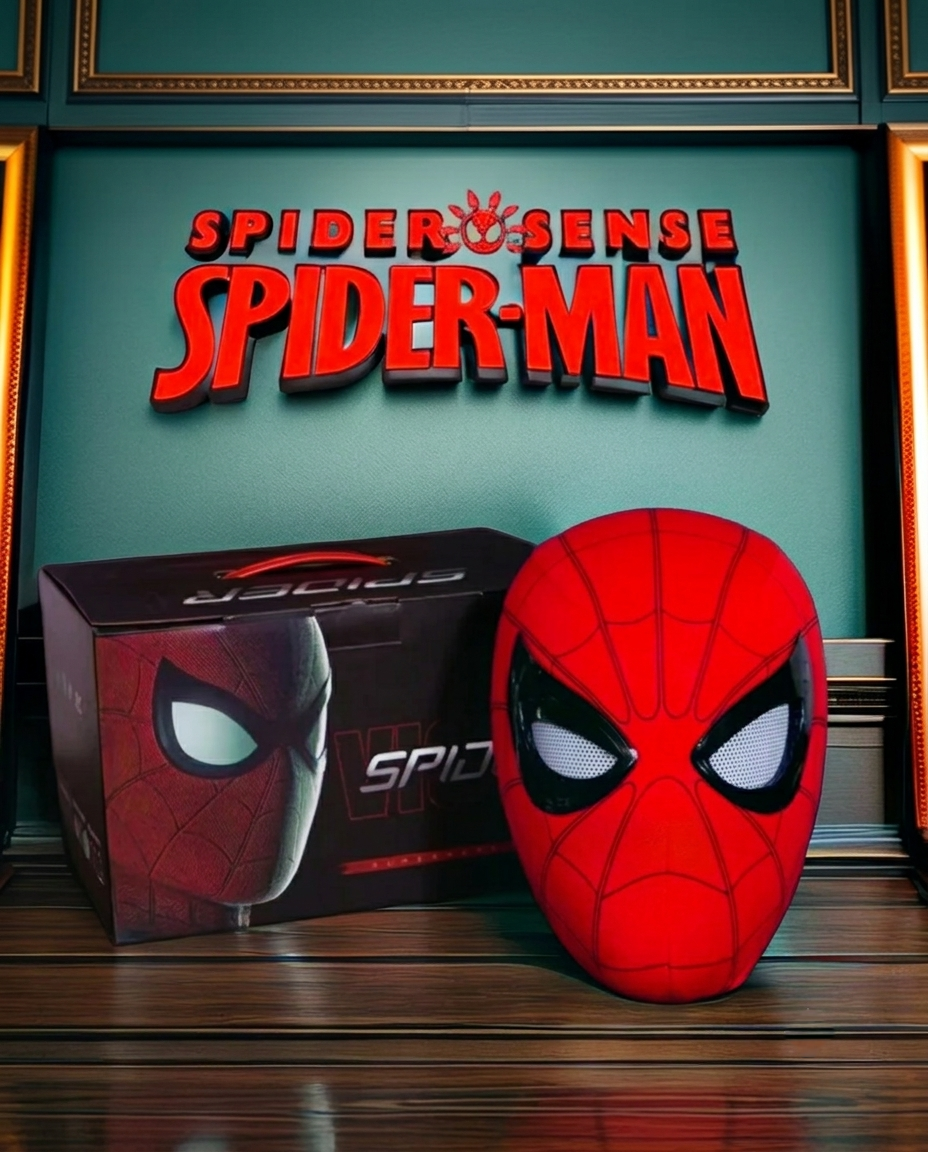 Remote Control Spider-Man Mask With LED Blinking Eyes