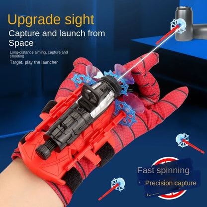 Spider Web Launcher Glove Set with Action Figure