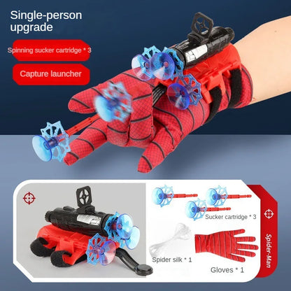 Spider Web Launcher Glove Set with Action Figure