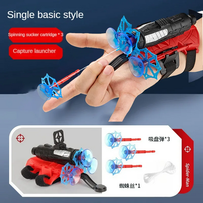 Spider Web Launcher Glove Set with Action Figure