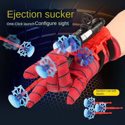 Spider Web Launcher Glove Set with Action Figure