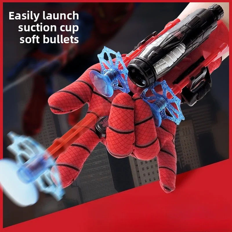 Spider Web Launcher Glove Set with Action Figure
