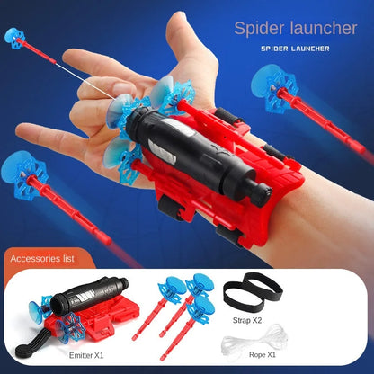 Spider Web Launcher Glove Set with Action Figure